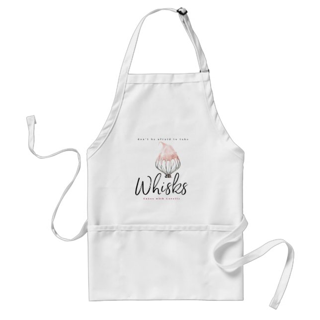 Baking Apron with a Cute Whisk Design (Front)