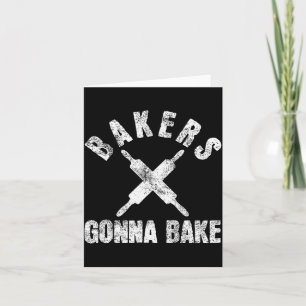 Baking Baker Bakery Card