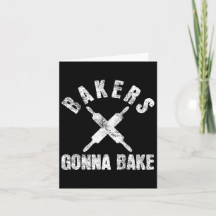 Baking Baker Bakery Card