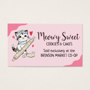baking bakery cat kitten rolling pin cookie dough