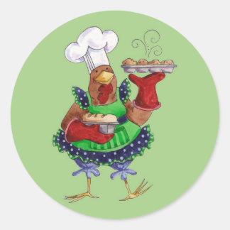 Baking Bread Classic Round Sticker