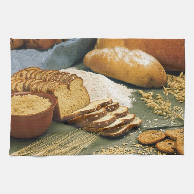 Baking Bread Kitchen Towel (Horizontal)