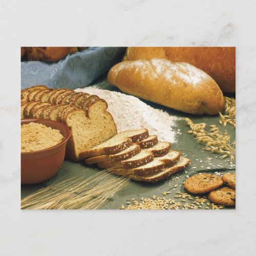 Baking Bread Postcard