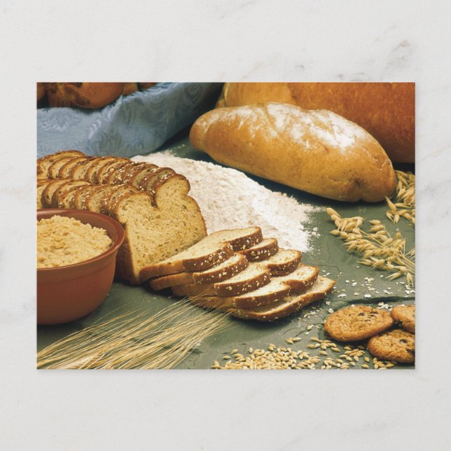 Baking Bread Postcard (Front)