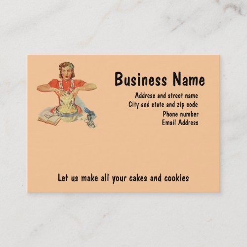 Baking Business Card
