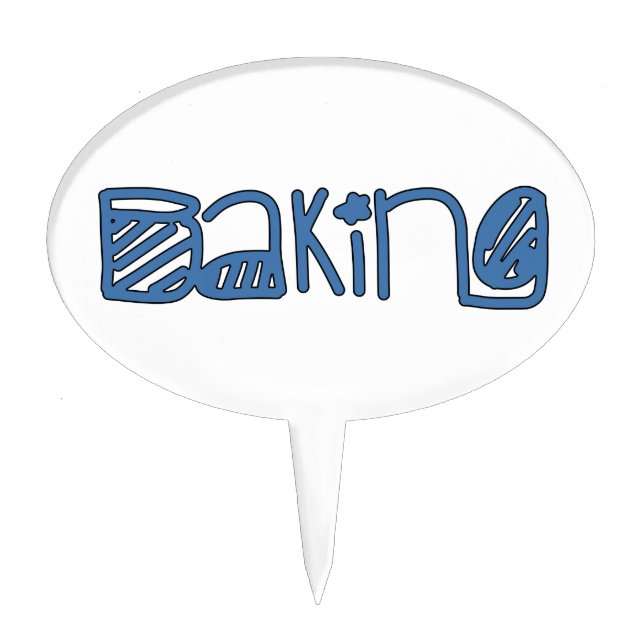 Baking Cake Topper (Front)
