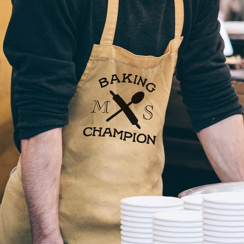 Baking Champion Monogrammed Bakers Apron