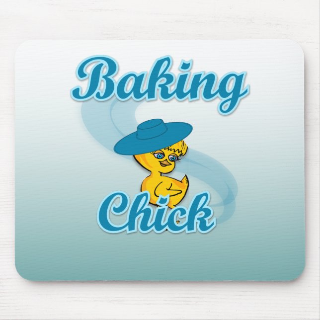 Baking Chick #3 Mouse Pad (Front)