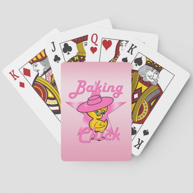 Baking Chick #8 Poker Cards (Back)