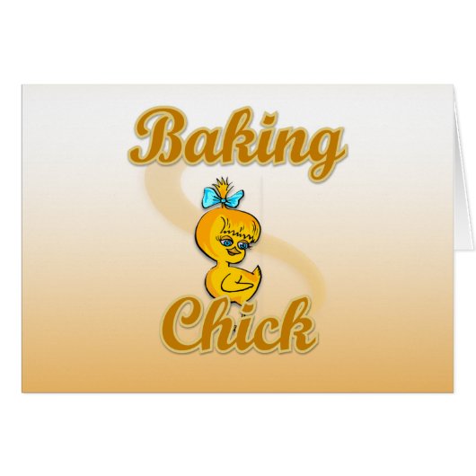 Baking Chick Cards (Front Horizontal)