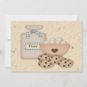 Baking Chocolate Chip Cookie Swap Invitation