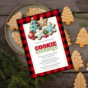 Baking Christmas Holiday Cookie Exchange Invitation