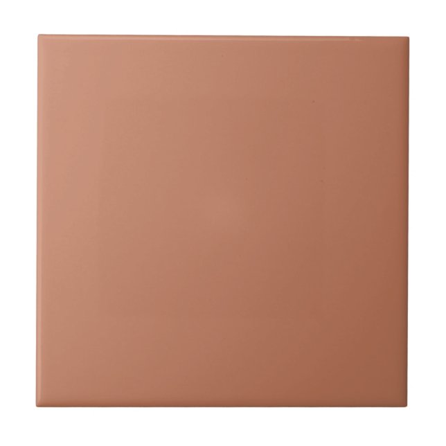 Baking Clay Orange Square Kitchen and Bathroom Ceramic Tile (Front)