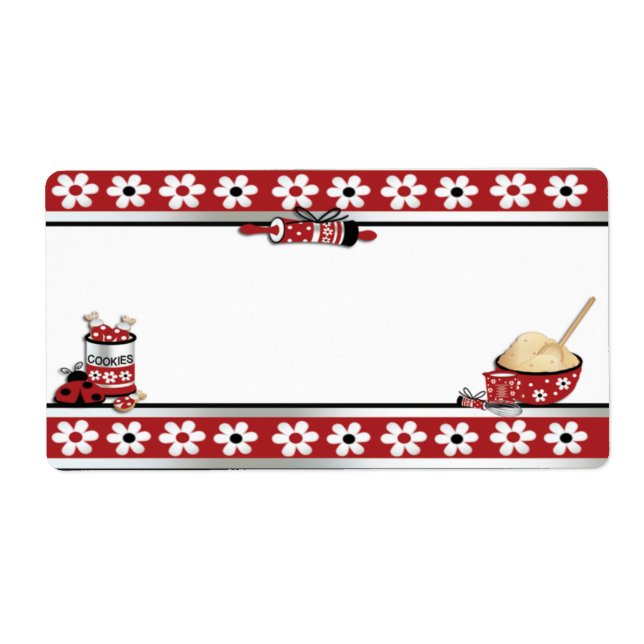 Baking Cookies Label (Front)