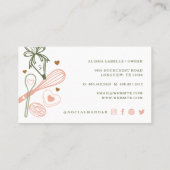  Baking & Cooking Utensil Cookie Bakery Business Card (Back)