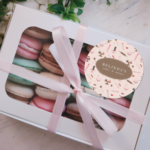 Baking & Cooking Utensils Bakery Cooking Classic Round Sticker