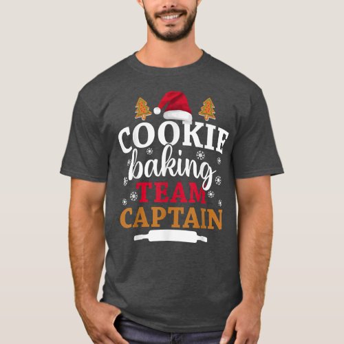 Baking Crew Christmas Cookie Baking Team Captain  T_Shirt
