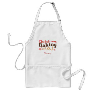 Baking Crew Matching Family Christmas Holiday Adult Apron