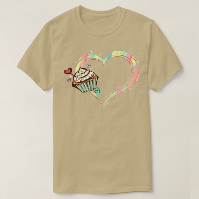 baking cupcake cute bakery muffin baking cooking f T-Shirt (Design Front)