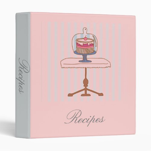 Baking cupcake girly cake recipe folder