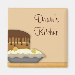 Baking Custom Kitchen Magnet