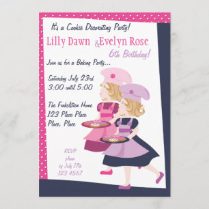 Baking Cutie Invitation