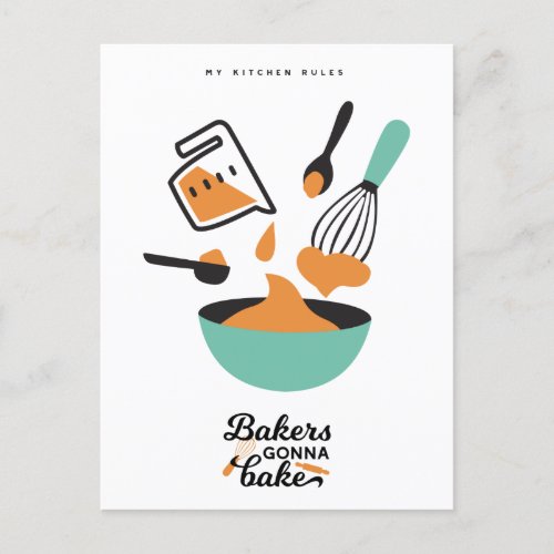 Baking Design For Bakers Postcard