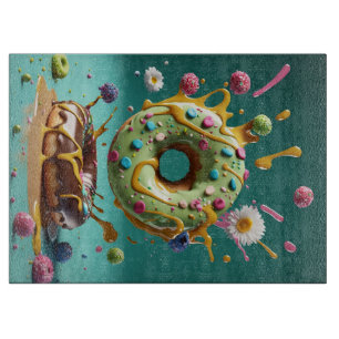 Baking Donuts Kitchen Cutting Board