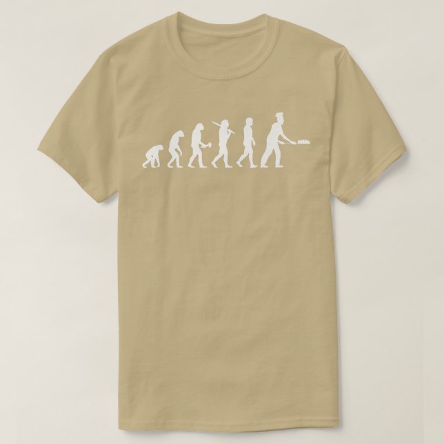 Baking Evolution Bakery Baker  T-Shirt (Design Front)
