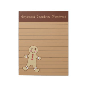 Baking Gingerbread Notepad