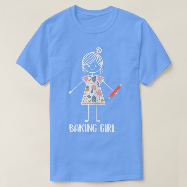 Baking Girl - Bakery Baker  T-Shirt (Design Front)