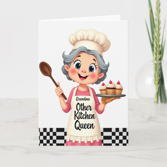 Baking Granny Mothers Day Card (Front)