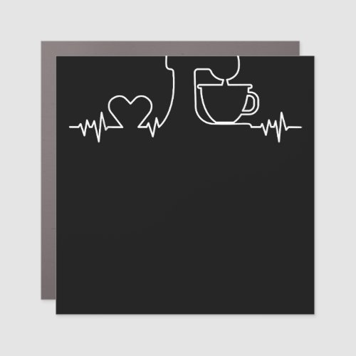 Baking Heartbeat _ Funny Pastry Baker _ Baking Gif Car Magnet