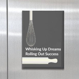 Baking Inspirational Bakery Pastry Chef Magnet