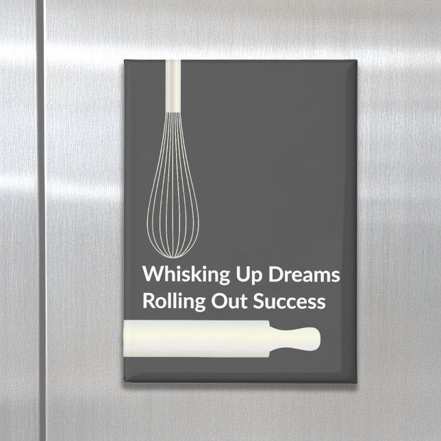  Baking Inspirational Bakery Pastry Chef Magnet (Creator Uploaded)