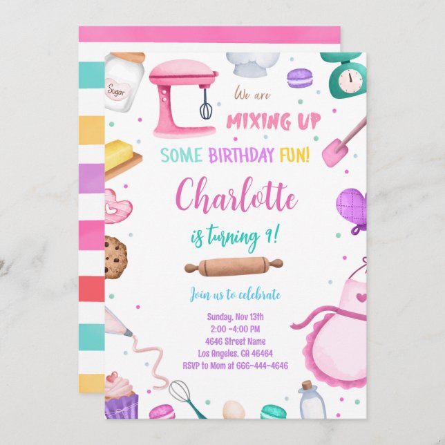 Baking Invitation (Front/Back)