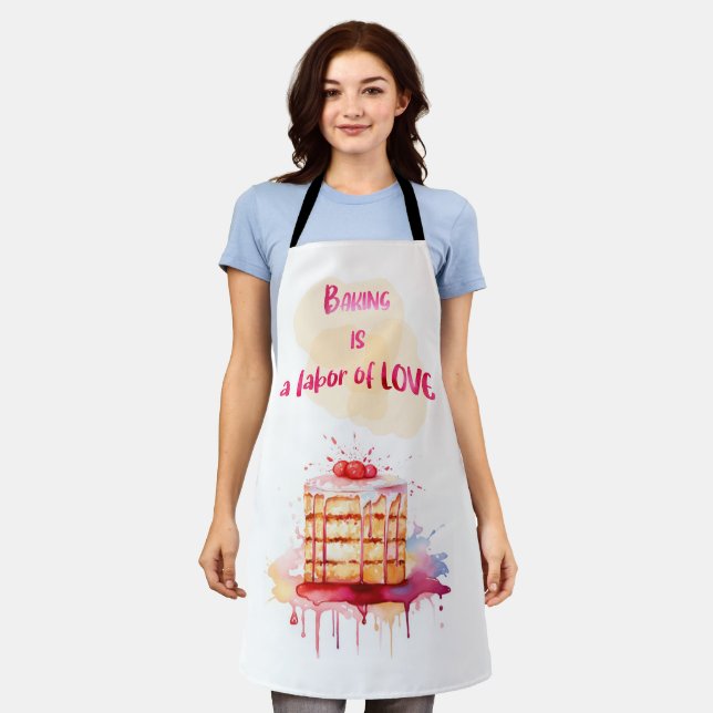Baking Is A Labor of Love Apron (Worn)