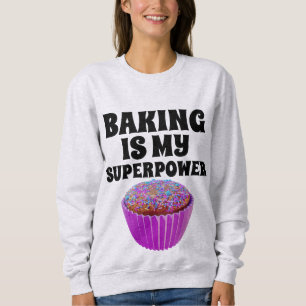 BAKING IS MY SUPERPOWER CUPCAKE T-SHIRTS