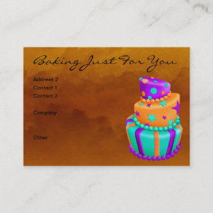 Baking Just For You Business Card