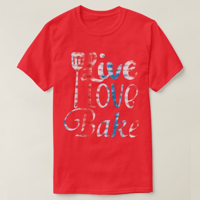 Baking love For Baker Pastry Chef Or Cook T-Shirt (Design Front)