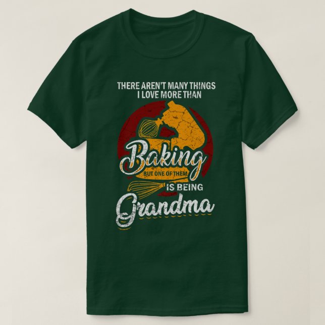Baking Lover Funny Grandmother Baker Grandma  515 T-Shirt (Design Front)