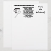 Baking Measurement Conversions (Measure) (Front/Back)