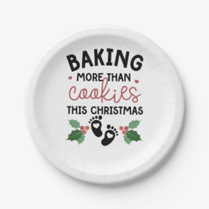 Baking More Than Cookies This Christmas Pregnancy Paper Plates