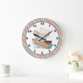 Baking Mouse cartoon kitchen wall clock | Zazzle