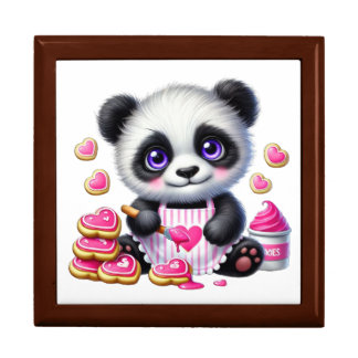 Baking panda gift box