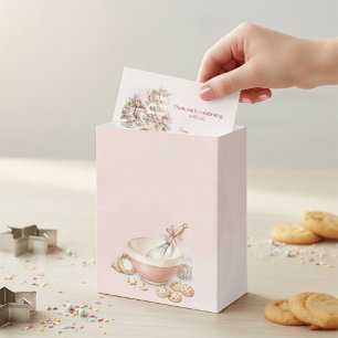 Baking Party Birthday Favor Thank You Insert