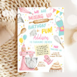 Baking Party Girl Kids Cooking Birthday Invitation<br><div class="desc">♥ A wonderful way to invite your guests to your little one's birthday party! Baking birthday theme.</div>