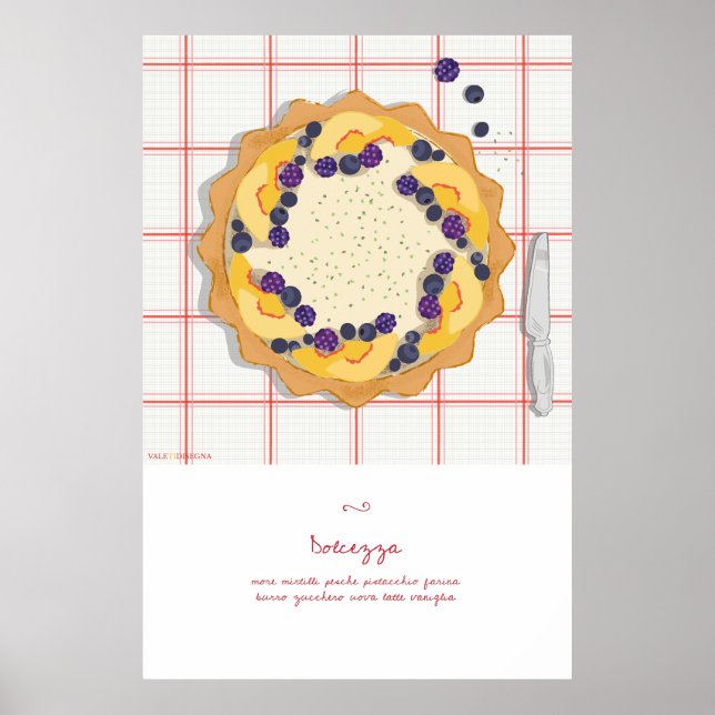 Baking passion with crostata, the italian tart  poster (Front)