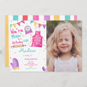Baking Photo Invitation
