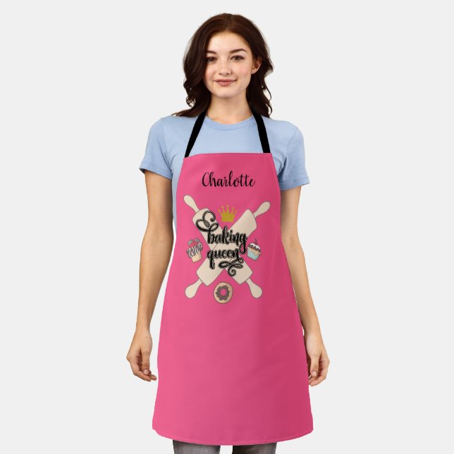 Baking Queen! Apron (Worn)